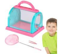 19,5 x 17 x 15 cm - Outil de collecte de mouches pliable pour enfants de 3 à 12 ans, outil d'exploration naturelle pour la randonnée, les activités de jardin, le camping, l'apprentissage en plein air