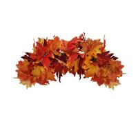 19.7x7, 1 Pouce Automne Swag Swag Maple Feuilles de Feuilles, fenêtre de Porte d'automne Garland pour Halloween Thanksgiving Front Door Front Rustic Seasonal Home Decor