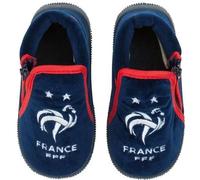 19 - Chaussons Bébé - Equipe De France De Football - Fff - Polyester - Gomme - Bleu