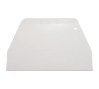 19 Cm X 12,5 Cm Plat en Plastique Blanc Gâteau DéCorateur Pâte Pâtisserie Grattoir Outil