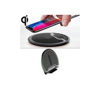Chargeur pour téléphone mobile BASEUS (#19) Desktop Foldable 10W Max 3-coil Vertical Horizontal Qi Wireless Charger Pad with 1m Micro USB Cable, For iPhone, Galaxy, Nokia, Sony, Google,