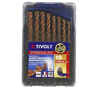 19 Forets à métaux HSS furius Tivoly