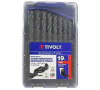 19 Forets à métaux HSS TSX Tivoly