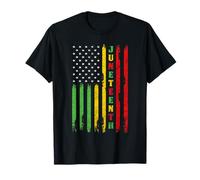 19 Juin Histoire du Drapeau Africain américain américain juneteenth USA T-Shirt