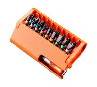 19-Pack High Concentricity S2 Alloy Screwdriver Bit Set - Colored High Hardness Tips | Strong Magnetic Electric Screwdriver Bits | Professional Impact-Ready Tool Kit