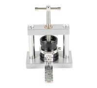 19 Pièces Presse Montre - Kit Réparateur pour Changement Pile, Fermeture Boîtier et Cadran - Outil en Acier 15,5x10x6cm (Argent)