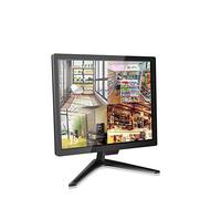 19 Pouces CCTV Moniteur, Cocar Video Surveillance Écran, LCD Display pour Sécurité Domestique Systèmes Caméra Surveillance STB PC, 1280x1024 Haut-parleur Intégré 10*10 Vesa Montage, BNC/VGA/HDMI/Audio