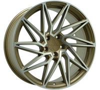 19 pouces KESKIN KT20 5x112 ET45 Jantes alu BRONZE FRONT POLISH