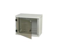 19 rack wall-mount 4u 500 glass door rack monté sur le mur 30kg gris étagère (rba-04-as5-cax-a1)