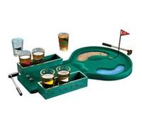 19 trous Mini Golf boire du verre à liqueur jeu putter partie adulte jouer balle amusante - Vert Vert G