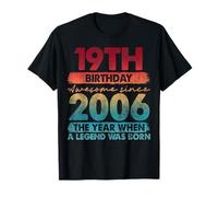 19 Year Old Gifts Vintage 2006 Édition limitée 19e Anniversaire T-Shirt