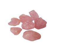 190-200 g 1 sachet 2-6 cm Pierre de quartz rose Cristaux bruts Pierres précieuses en cristal brut Gemstone Stone