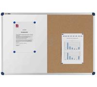 [1901587] Nobo Tableau mixte tableau blanc/panneau en liège blanc et liège 90...