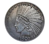 1907 Great American Commemorative Old Coins- Uncirculated Morgan Dollars-Discover History of US Coins (Randomly Give 1ps, Receive 2ps)