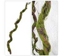 190cm/74.8inch Lin Soie Gros Tronc d'arbre Artificiel Pliable Faux Branches d'arbre Vigne Guirlande Plantes de Raisin Vert Rattan pour 3D Mur Suspendu Jardin extérieur Maison Halloween décoration