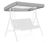 190T Housse de rechange universelle pour balancelle de jardin 2 et 3 places (191 x 120 x 18/23 cm, gris)