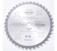 190x16 mm lame de scie, lame de scie circulaire pour le bois avec 40 dents TCT inclinées et découpes laser pour une réduction du bruit