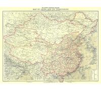 1912 Carte de la Chine et de ses territoires