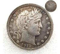 1913 Antique Liberty Quarter-Dollar Eagle Réplique Ancienne Pièce de monnaie américaine Ancienne Pièce de monnaie américaine Ancienne pièces de monnaie américaine Anciennes pièces