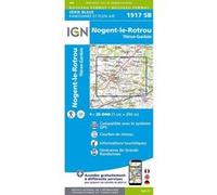 Collectif – 1917SB Nogent-le-Rotrou/Thyron-Gardais – Carte topographique 1:25 000 – Broché