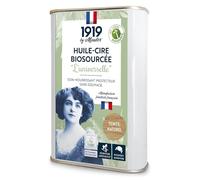 1919 BY MAULER - Huile Cire biosourcée « L'Universelle » - Incolore - 500ml - Huile de soin anti-tache pour meuble et bois intérieur