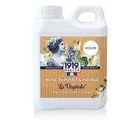 1919 BY MAULER - Huile Parquet & Meuble biosourcée « La Végétale » - Incolore - 5L - Protection tache, rayure, choc, sans odeur