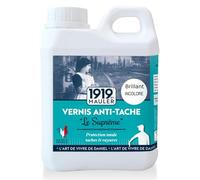 1919 BY MAULER - Vernis bois et peinture Multisupport Le Suprême - Brillant Incolore - 0,5L - Anti-Rayure, Anti-Tache - PV Contact Alimentaire