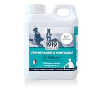 1919 BY MAULER - Vernis Marin & Montagne « Le Robuste » - Mat Incolore - 2,5L - Bois Extérieur et Peinture - Résistance extrême intempéries & UV
