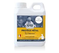 1919 BY MAULER - Vernis Métal Antirouille Le Défenseur - Mat Incolore - 0,5L - Multisupport intérieur/extérieur - Fer, Cuivre, Laiton - Résiste à l’Usure, Chocs et Intempéries