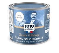 1919 By Mauler Vernis Polyuréthane pour bois, métal et PVC - Satiné Incolore 0,5L - Haute résistance qualité professionnelle