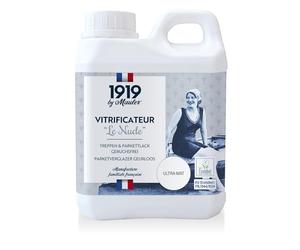 1919 by MAULER - Vitrificateur « Le Nude » - Mat invisible - 15L : La protection ULTIME qui résiste à l’épreuve du temps pour parquet, escalier, meuble et boiserie - Qualité professionnelle