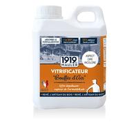 Vitrificateur parquet & escalier DEPOLLUANT, ECOLABEL ""Bouffée d'Air"" satiné aspect cire 2,5L 1919 BY MAULER : Qualité professionnelle, résistance extrême rayure, usure, tache