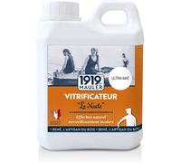1919 by MAULER - Vitrificateur « Le Nude » - Mat invisible - 1L : La protection ULTIME qui résiste à l’épreuve du temps pour parquet, escalier, meuble et boiserie - Qualité professionnelle