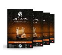 192 Capsules de café uniquement compatibles avec machine CAFE ROYAL PRO - SAVEUR ESPRESSO FORTE - Sans Aluminium