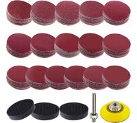 192 Pièces Disque Abrasif Pour Perceuse 50mm Disques De Ponçage Grain 60 80 100 120 150 180 240 320 400 600 800 1000 1200 1500 2000 3000 Pour Dremel Meulage