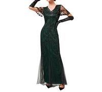 1920 Flapper Robe Charleston à Sequins Robe soirée Frange Paillettée Style années 20 pour Party, Bal, Soirée Gatsby, Cocktail