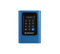 Kingston IronKey Vault Privacy 80 - SSD - chiffré - 1920 Go - externe (portable) - USB 3.2 Gen 1 (USB-C connecteur) - 256-bit AES-XTS, FIPS 197 - Conformité TAA Bleu G