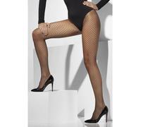 1920s Charleston Maille Filet Collant Femmes Noir Résille Déguisement Unique