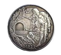 1921 US Morgan HOBO Pièce d'art Saint Graal Chevalier Templier Croisade Réplique