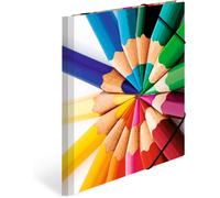19224 Impressionen Children's Folders A4 Cardboard With Inner Printing And Elastic Pack Of 3 Strong Cardboard Folders For Boys And Girls