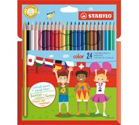 [1924/77-11-2] Stabilo Lot de 2 Etuis de 24 Crayons de couleur COLOR Couleurs...