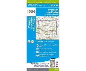 1925sb preuilly-sur-claise le grand-pressigny - Collectif - Ign Institut Geographique National - cartonné - Atlas / carte