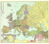1929 Europe, et le Proche-Orient (carte)