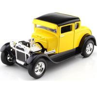 1929 Ford Modèle A Hot Rod Coupé Amarillo / Negro 1:24 Food 31201