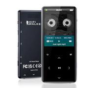192GB Portable MP3 Player with Bluetooth 5.0, 2.4" Srceen Music Player Built in Speaker, Mini Voice Recorder with 128GB TF Card, Touch Buttons, Voice Recorder, E-Book, Earphones Black