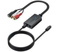 192Khz Convertisseur Dac Convertisseur Optique Vers Rca Vers Analogique Spdiftoslink Adaptateur 3,5Mm Avec 1M De Câble Pour Hdtv Dvd Blu-Ray Sky Xbox Ps3 Ps4