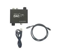 192KHz DAC Converter Digital Optical Coaxial Toslink to Analog L/R RCA 3.5mm Audio Converter Adapter