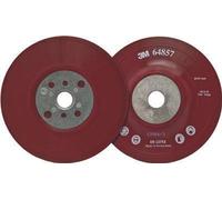 192x 3M™ Plateau de soutien haute performance plat, rouge, 125 mm, M14, flexible | Paquet (10 pièces)