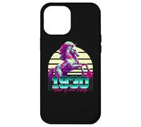 1930 Année du Cheval rétro années 80 Vaporwave Zodiaque Chinois Coque pour iPhone 12 Pro Max