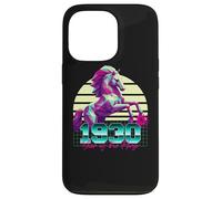 1930 Année du Cheval rétro années 80 Vaporwave Zodiaque Chinois Coque pour iPhone 13 Pro